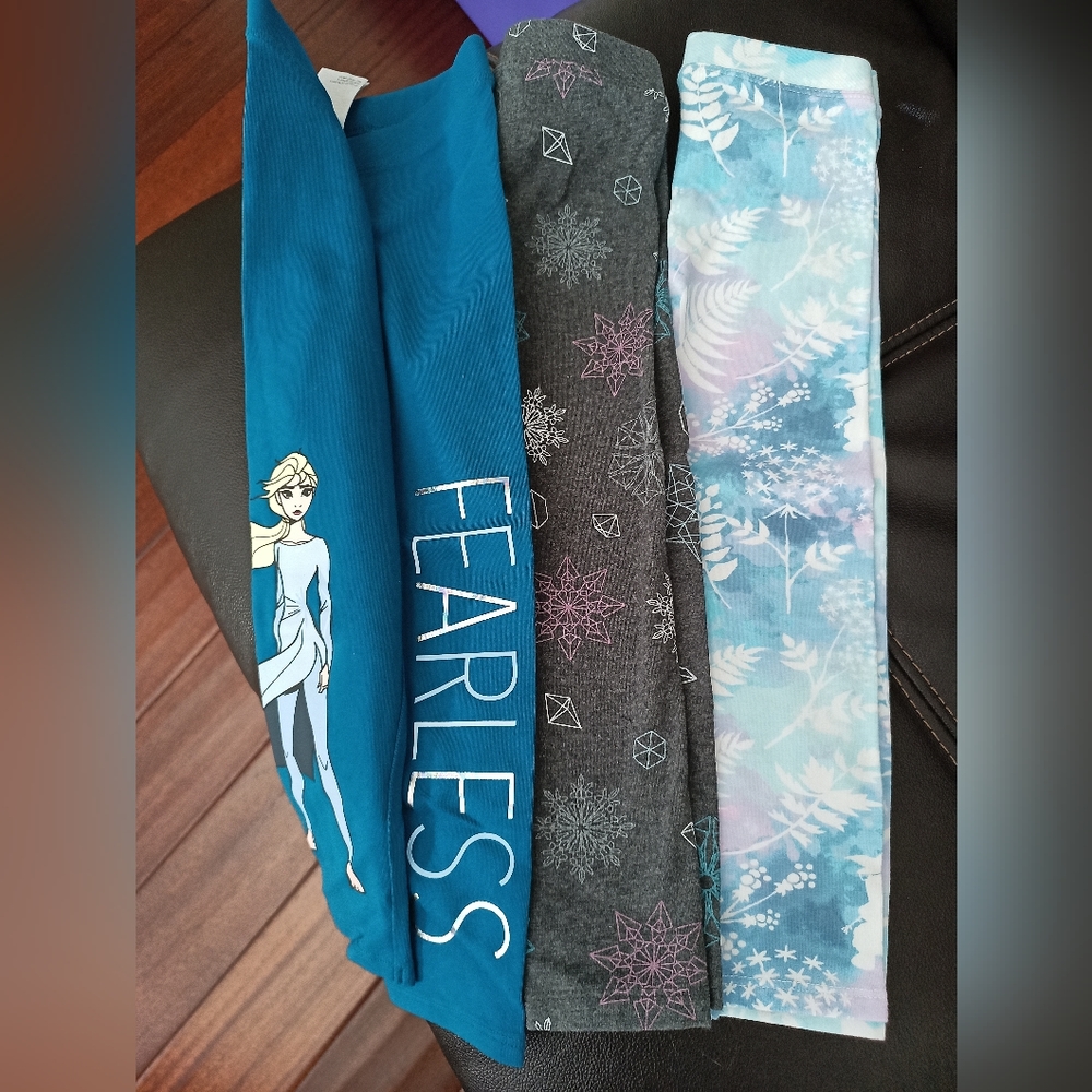 DISNEY NWOT Frozen II Leggings, Set of 3